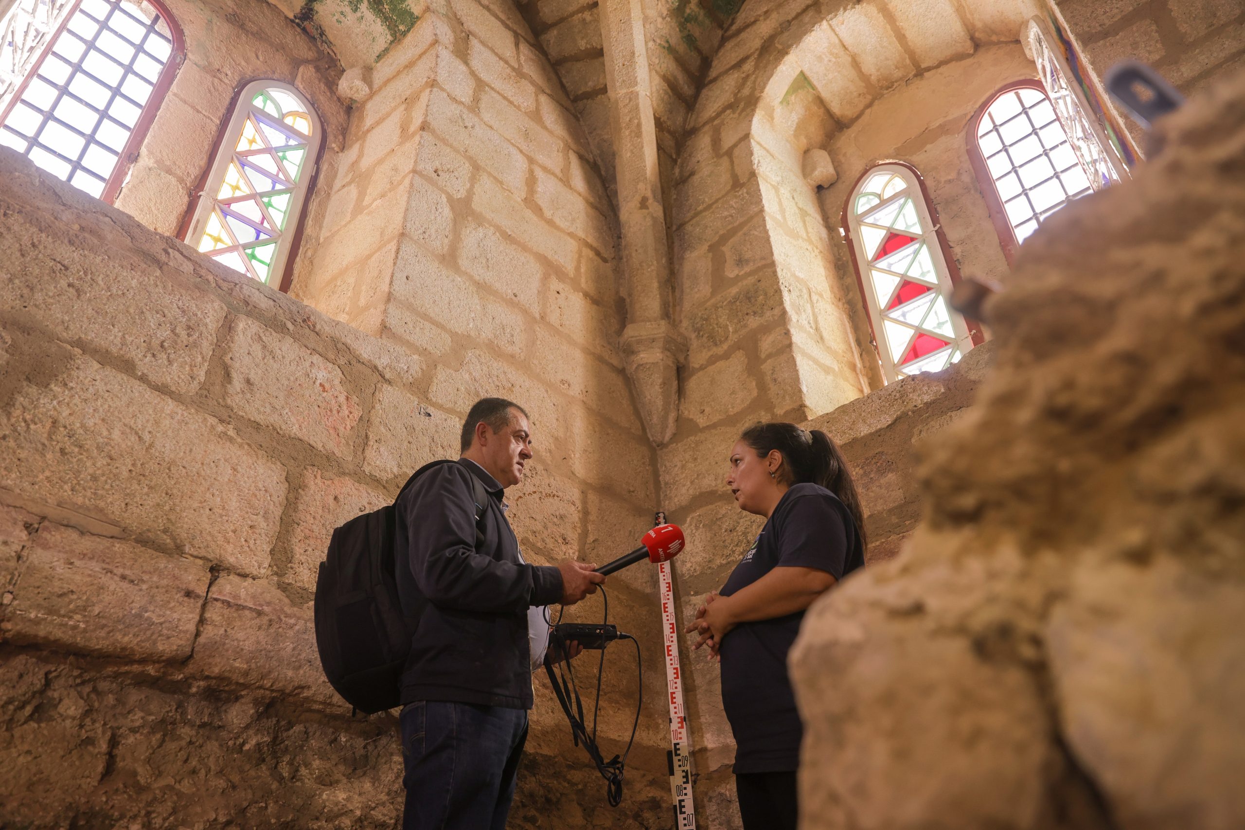 Antena 1 esteve de visita à escavação da Capela do Tesouro no Santuário do Senhor dos Mártires