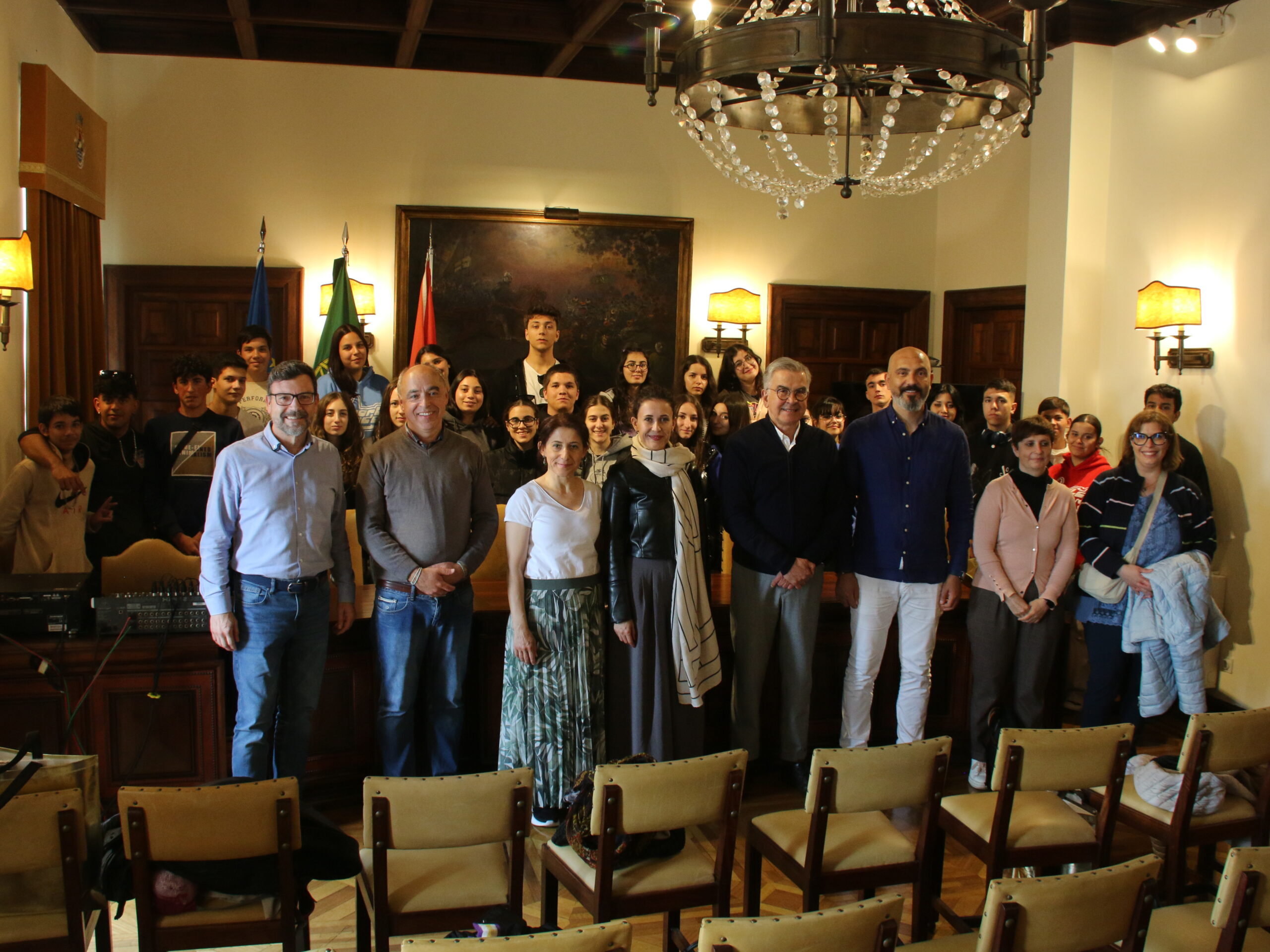 Alunos de Erasmus de Itália e Turquia recebidos na Câmara Municipal